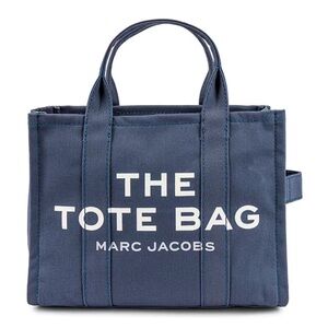 The Canvas Marc Jacob’s Medium Tote Bag in Blue Shadow Size Medium